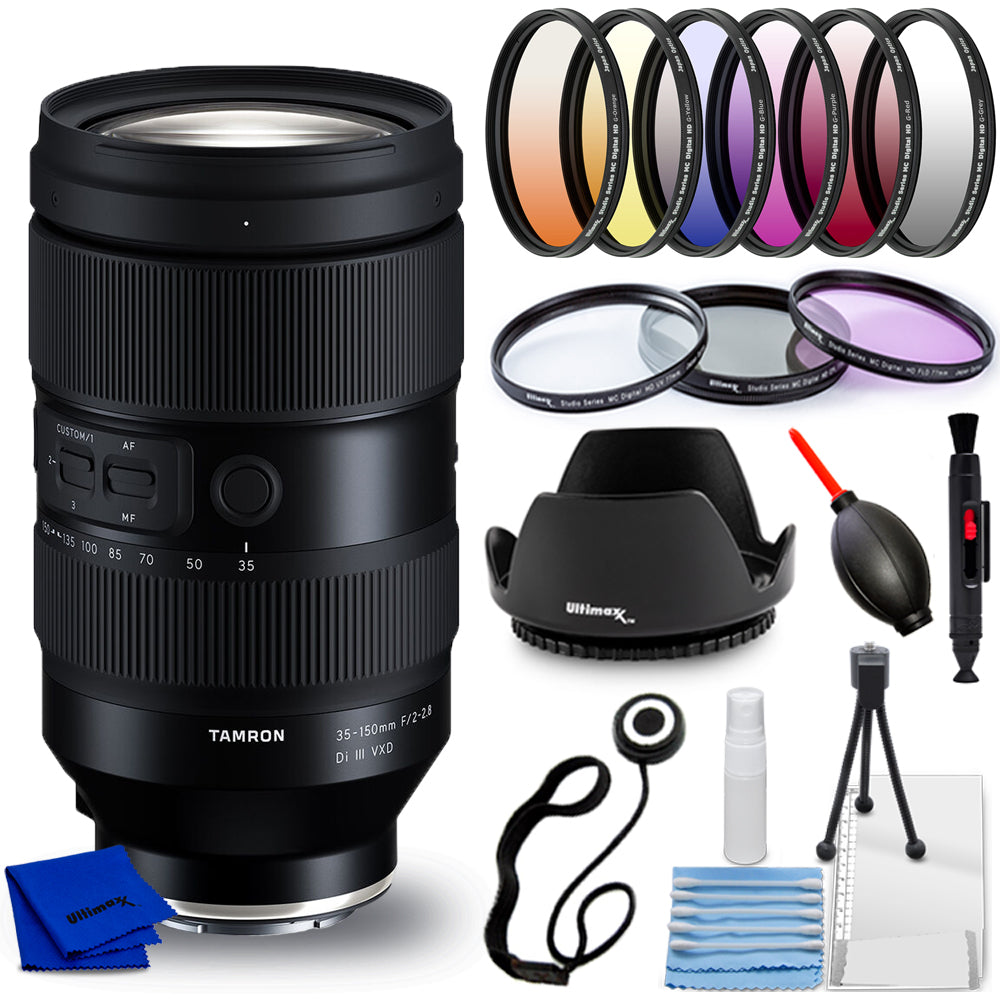 Objectif Tamron 35-150 mm f/2-2.8 Di III VXD pour Sony E Bundle 2