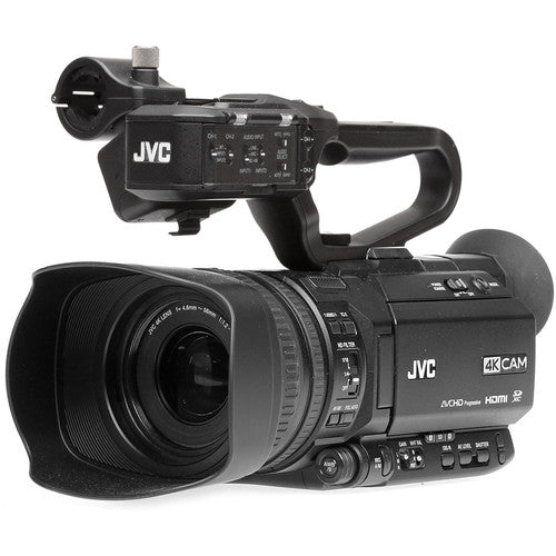 Caméscope JVC GY-HM180 Ultra HD 4K 12,4 MP - Offre groupée essentielle de 32 Go