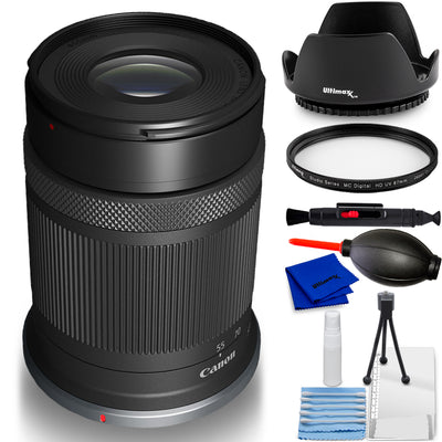 Objectif Canon RF-S 55-210 mm f/5-7.1 IS STM (Canon RF) Boîte blanche – Kit d'accessoires 7 pièces