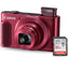 Appareil photo numérique Canon PowerShot SX620 HS (rouge) 1073C001 + Sandisk Ultra 32 Go SD