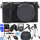 Sony Alpha a6400 Mirrorless Digital Camera (Body Only) + Flash + Tripod Bundle Sony