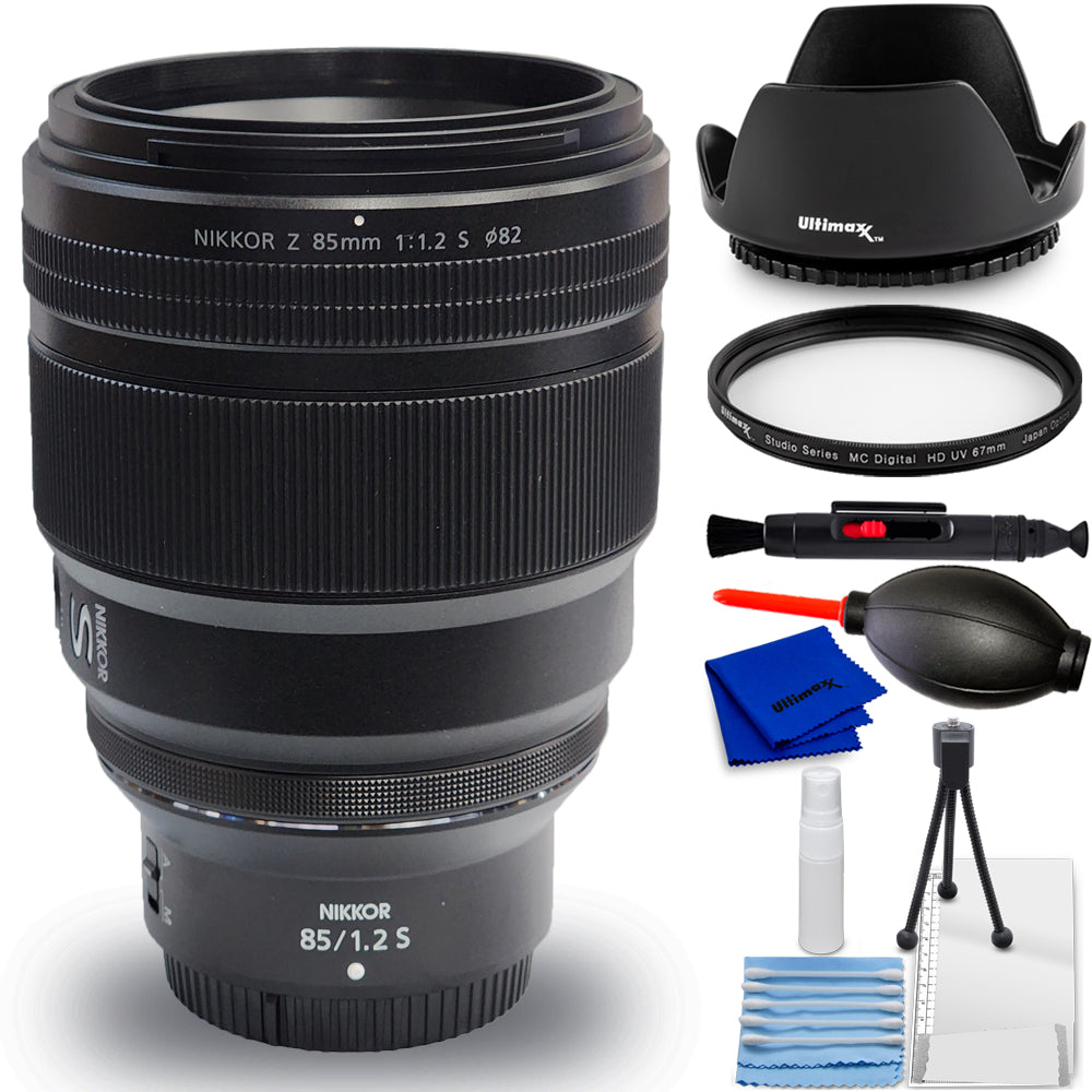 Objectif Nikon NIKKOR Z 85 mm f/1.2 S (Nikon Z) 20114 - Ensemble d'accessoires 7 pièces