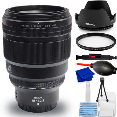 Nikon NIKKOR Z 85mm f/1.2 S Lens (Nikon Z) 20114 - 7PC Accessory Bundle