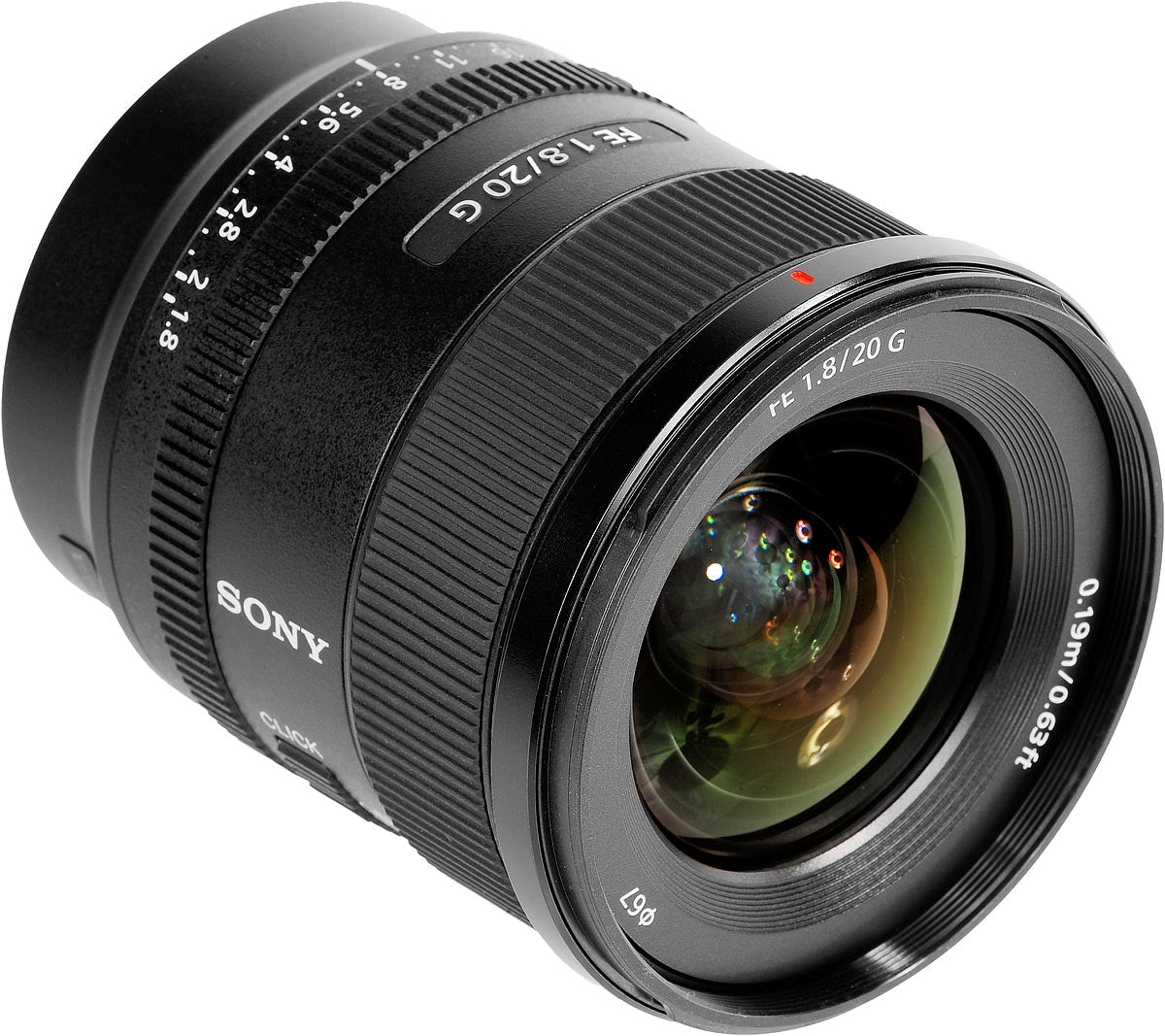 Objectif Sony FE 20 mm f/1,8 G SEL20F18G - Ensemble d'accessoires 7 pièces