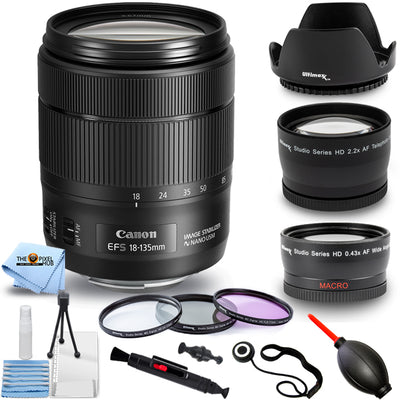 Canon EF-S 18-135mm f/3.5-5.6 IS USM Kit téléobjectif et grand angle Boîte blanche