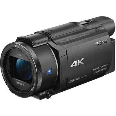 Sony FDR-AX53 Caméscope Handycam 4K Ultra HD (Noir) - Ensemble d'accessoires 15PC