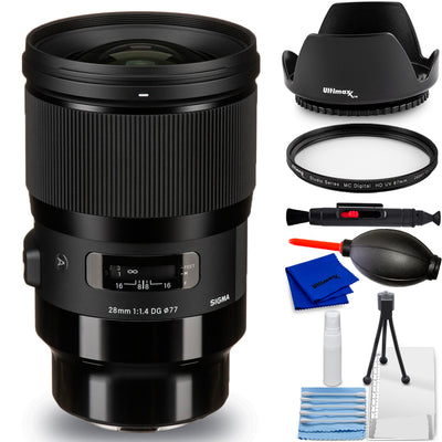 Objectif Sigma 28 mm f/1.4 DG HSM Art (monture L) 441969 - Ensemble d'accessoires 7 pièces