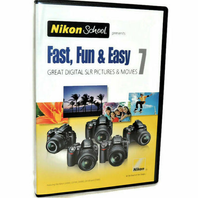 DVD scolaire Nikon - Rapide, amusant et facile 7 pour D3000, D3100, D5000, D5100 et D7000