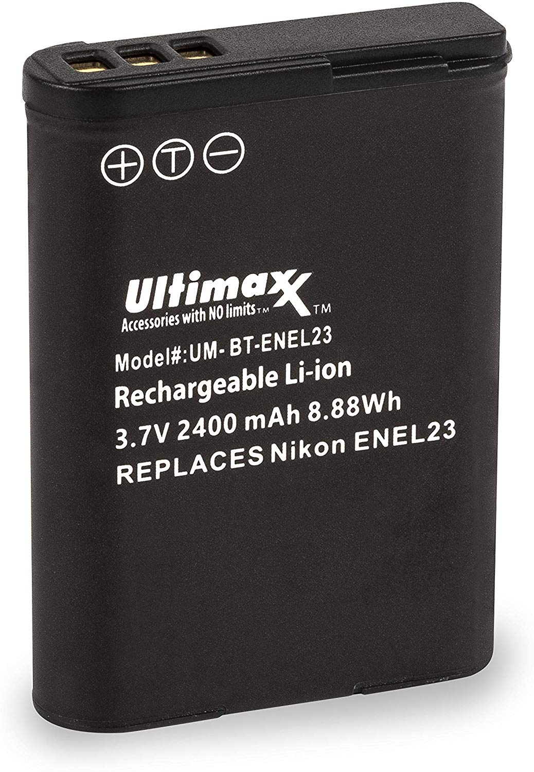 ULTIMAXX Replacement Battery and Travel Charger for Nikon EN-EL23