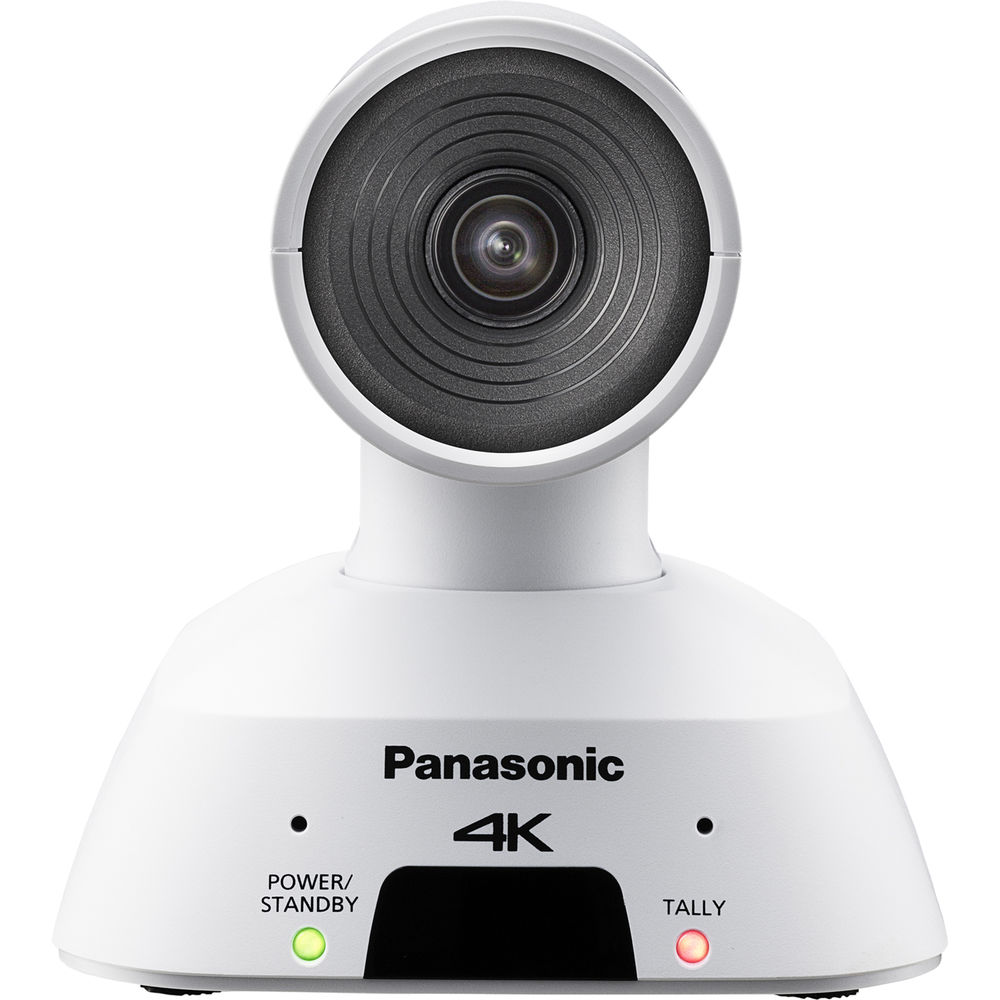 Panasonic AW-UE4WG Caméra PTZ 4K compacte avec streaming IP (Blanc) - Bundle