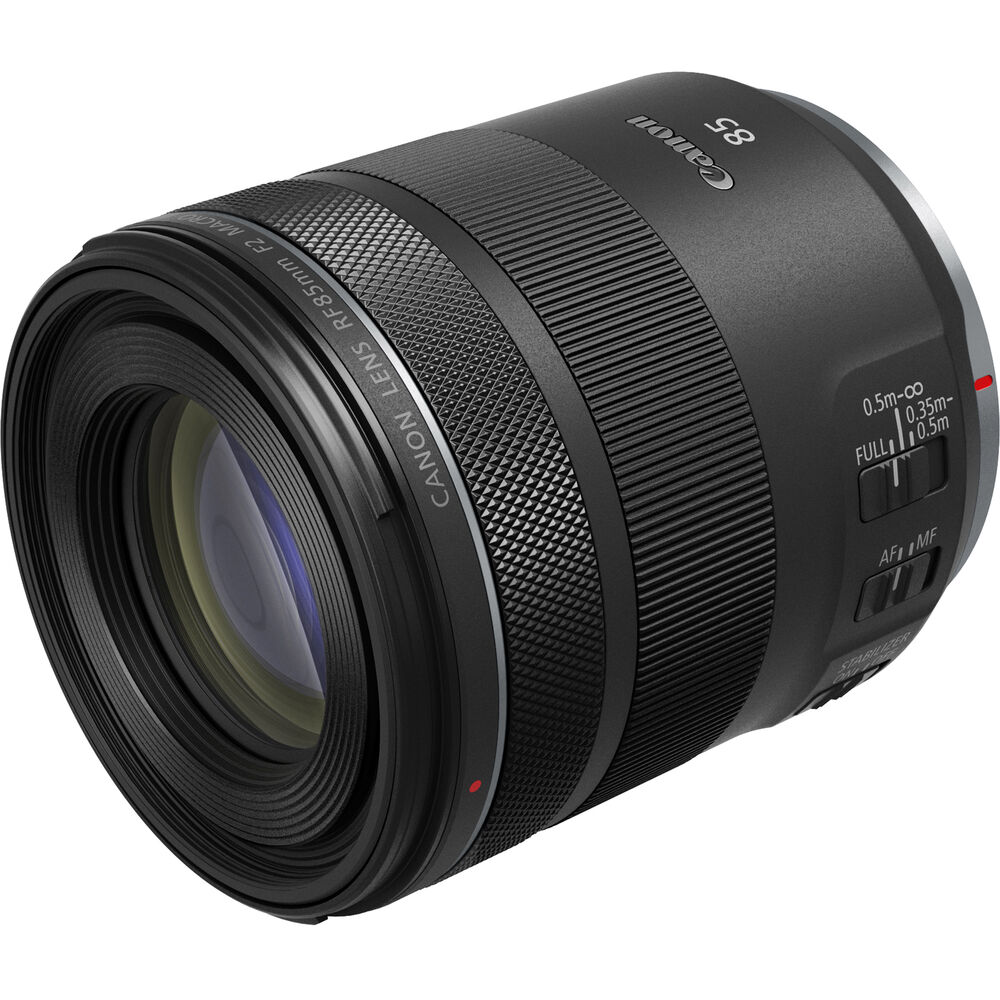 Objectif Canon RF 85 mm f/2 Macro IS STM 4234C002 + kit de filtres + pochette d'objectif