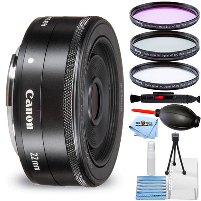 Objectif Canon EF-M 22 mm f/2 STM 5985B002 + kit de filtres - Boîte blanche