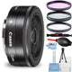 Canon EF-M 22mm f/2 STM Lens 5985B002 + Filter Kit Bundle - White Box Canon