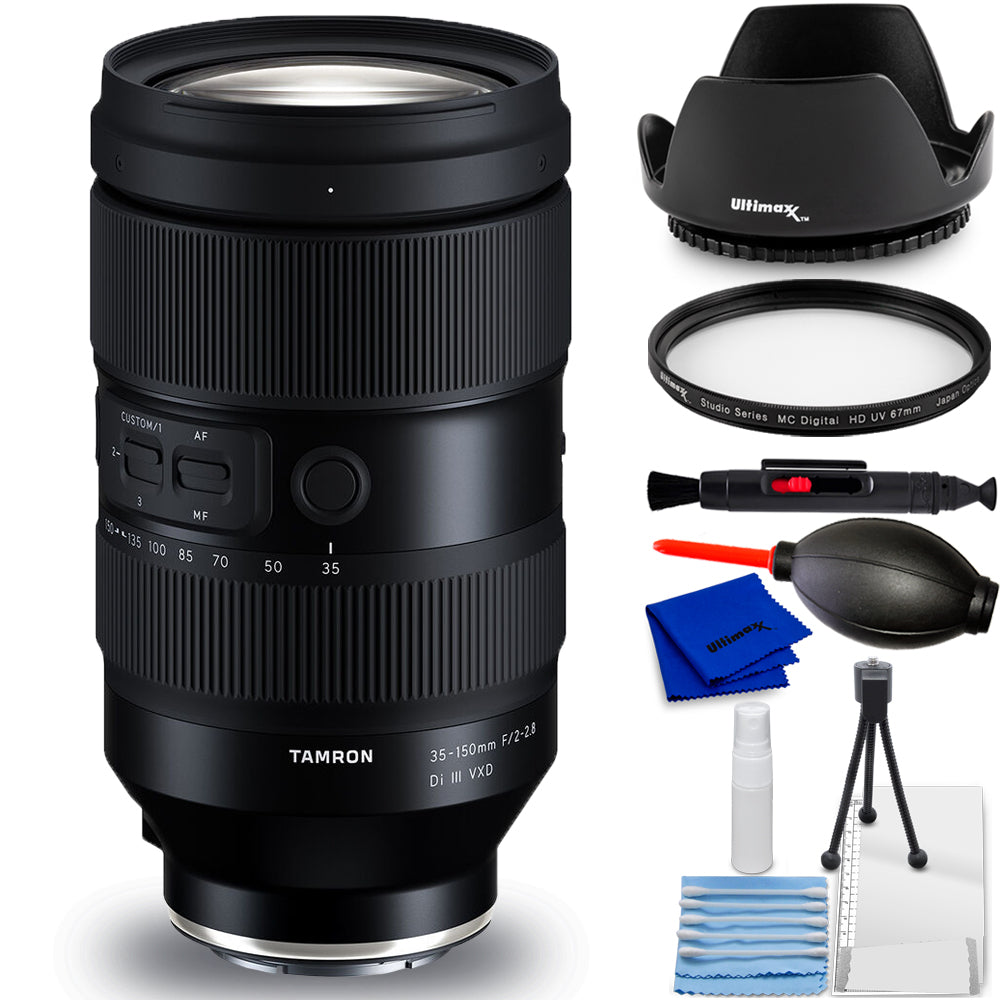 Objectif Tamron 35-150mm f/2-2.8 Di III VXD pour Sony E - Ensemble d'accessoires 7PC