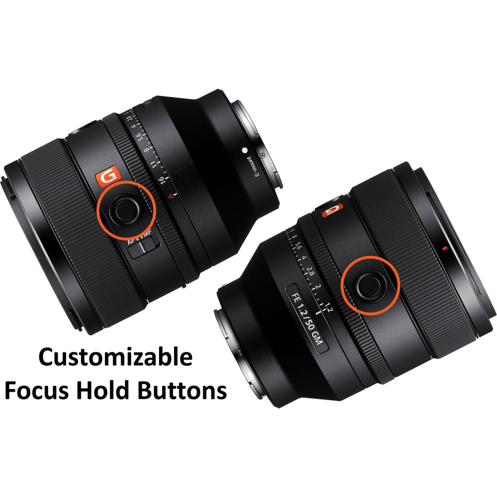 Objectif Sony FE 50 mm f/1.2 GM SEL50F12GM - Ensemble d'accessoires 7 pièces