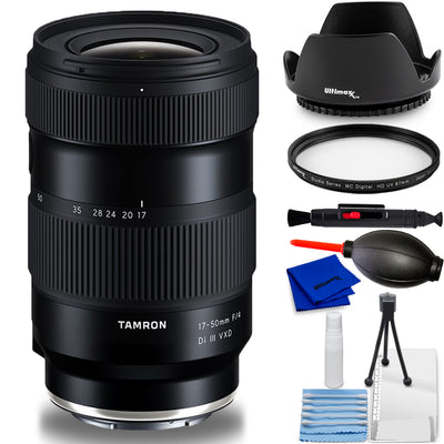 Tamron 17-50mm f/4 Di III VXD Lens (Sony E) A068 - 7PC Accessory Bundle