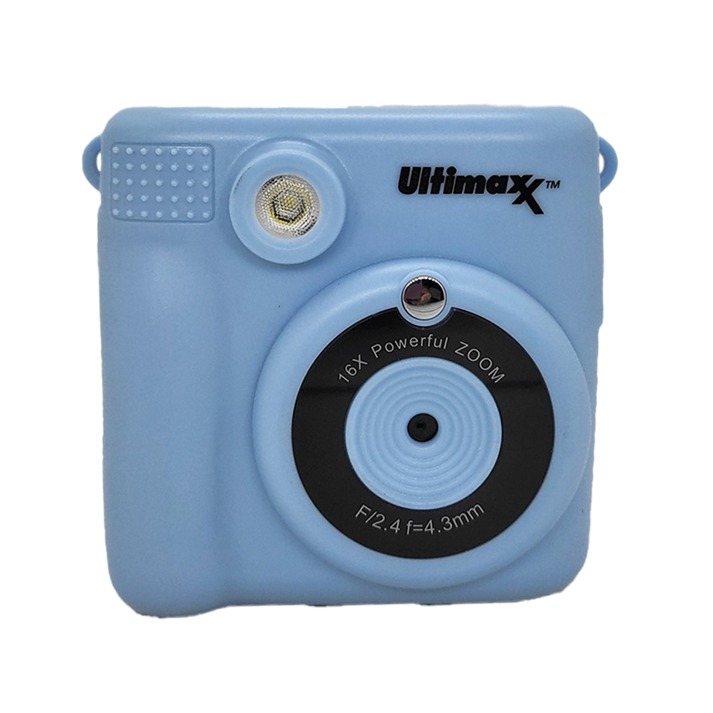 Appareil photo numérique pour enfants Ulitmaxx avec carte Micro SD de 32 Go, 3 rouleaux de papier - Bleu