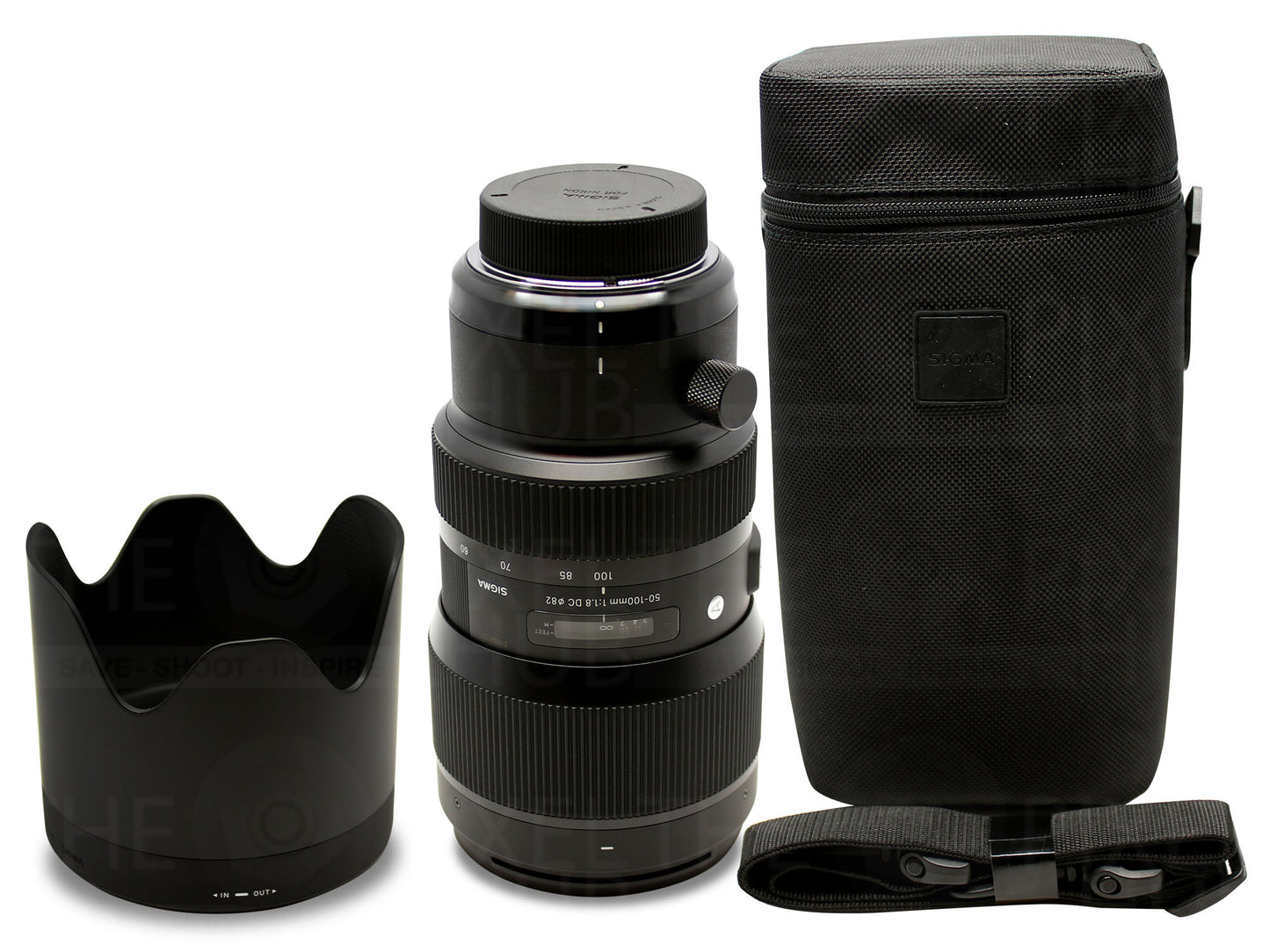 Objectif Sigma 50-100 mm f/1.8 DC HSM Art pour objectif Canon EF – Lot d'accessoires 10 pièces