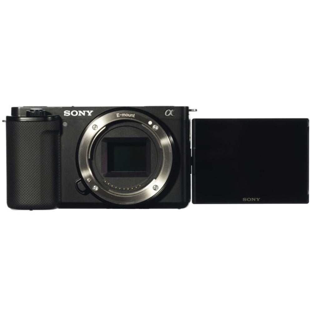 Sony ZV-E10 Appareil photo sans miroir (boîtier uniquement, noir) Lot d'accessoires 10 pièces – Boîte de kit