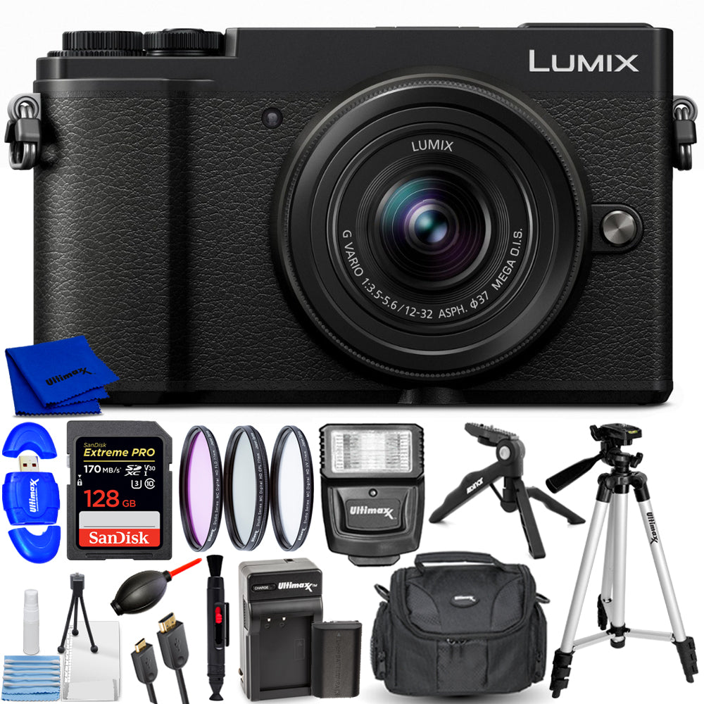 Panasonic Lumix GX9 avec objectif 12-32 mm f/3.5-5.6 ASPH MEGA OIS (noir)