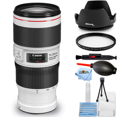 Objectif Canon EF 70-200 mm f/4L IS II USM 2309C002 – Ensemble de filtres UV essentiels