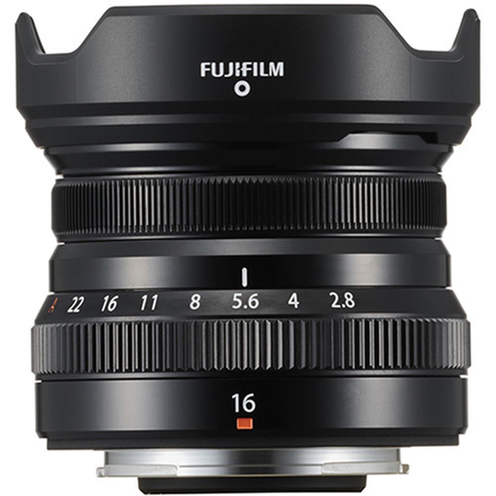 FUJIFILM XF 16mm f/2.8 R WR Lens (Black) 16611655 - 7PC Accessory Bundle