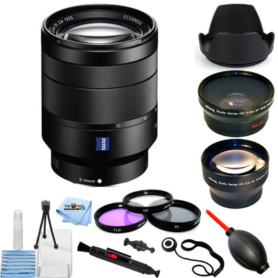 Sony Vario-Tessar T* FE 24-70 mm f/4 ZA OSS Objectif SEL2470Z Pro Kit de filtres