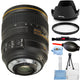 Nikon AF-S NIKKOR 24-120mm f/4G ED VR Lens 2193 - 7PC Accessory Bundle Nikon