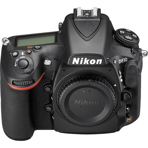 Nikon D810 Appareil photo reflex numérique 36,3 MP (boîtier uniquement) 1542 – 10 accessoires