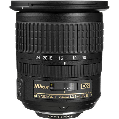 Objectif Nikon AF-S DX NIKKOR 10-24 mm f/3.5-4.5G ED - Ensemble de filtres UV essentiels