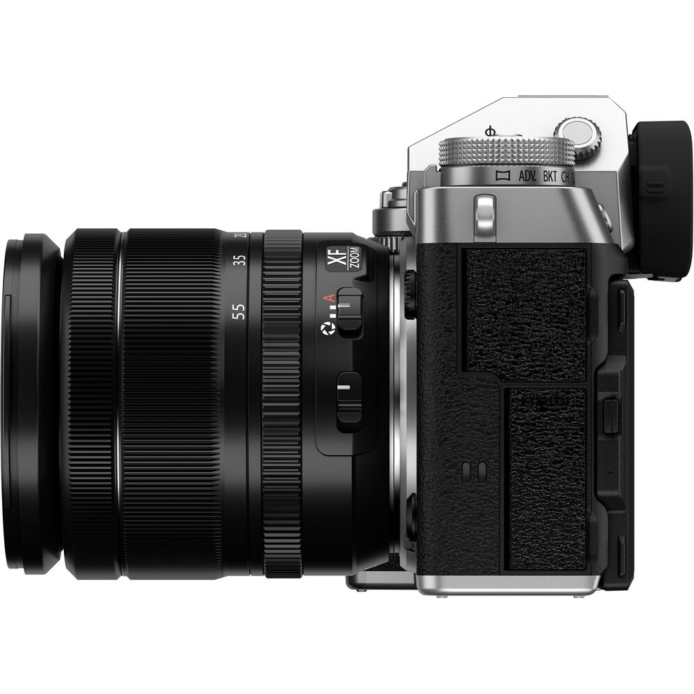 Appareil photo sans miroir FUJIFILM X-T5 avec objectif 18-55 mm argenté - Ensemble d'accessoires 12 pièces