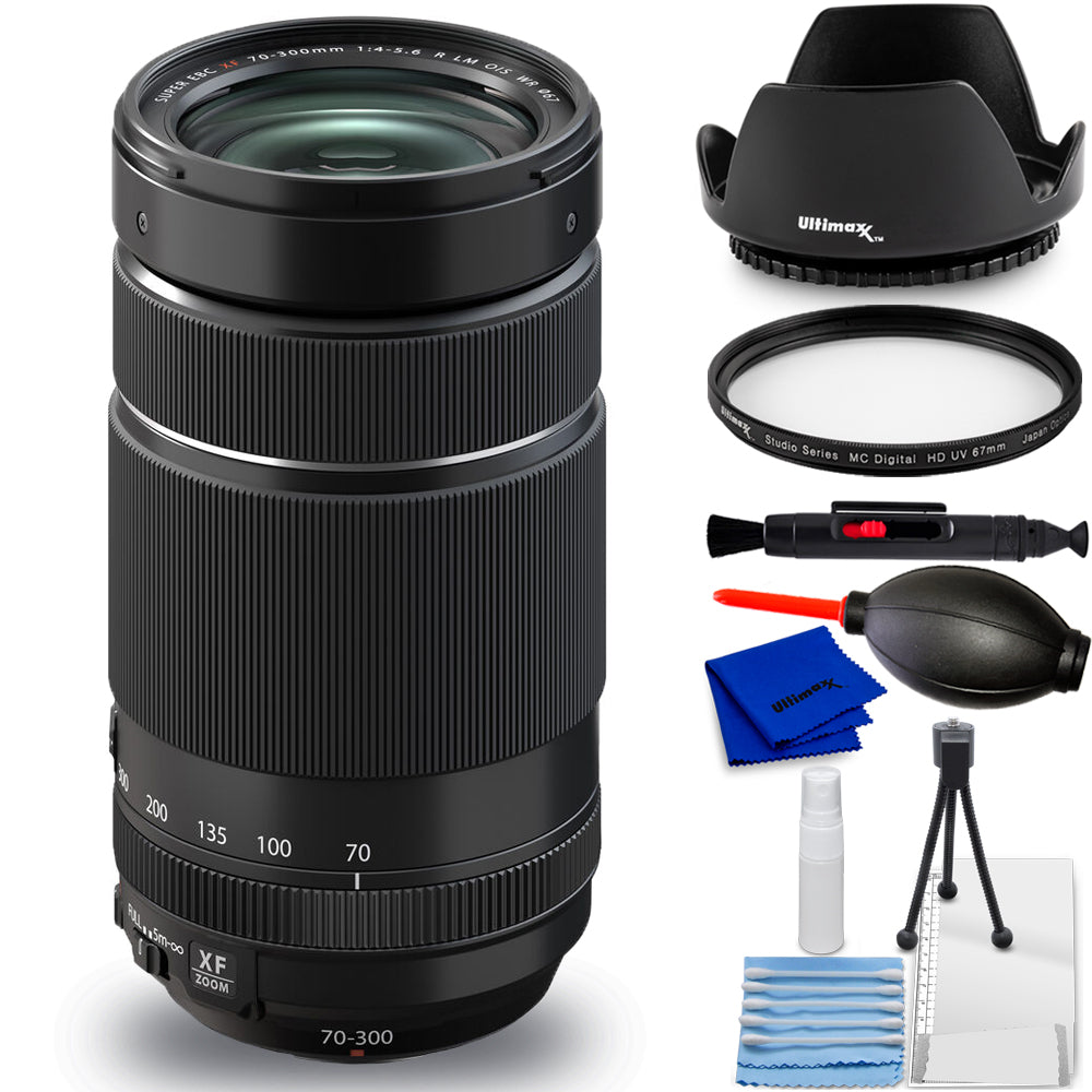 Objectif FUJIFILM XF 70-300 mm f/4-5.6 R LM OIS WR 16666868 - Lot d'accessoires 7 pièces