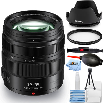 Panasonic Lumix G X Vario 12-35mm f/2.8 II ASPH POWER O.I.S Lens + UV FILTER