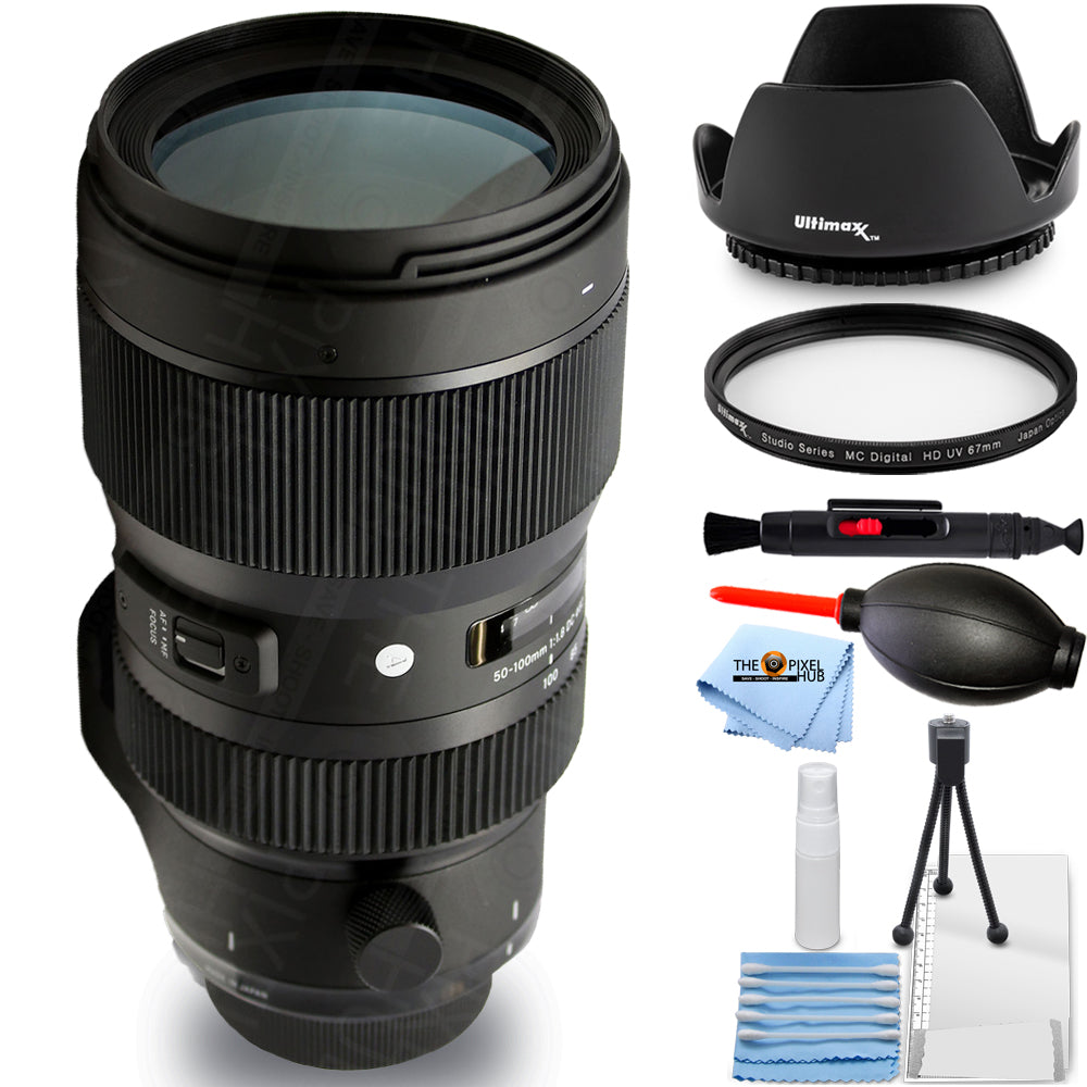 Objectif Sigma 50-100 mm f/1.8 DC HSM Art pour Canon EF 693954 - Ensemble d'accessoires 7 pièces