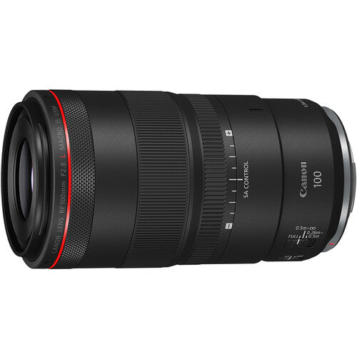 Canon RF 100mm f/2.8L Macro IS USM Lens With UV Filter Cleaning Kit and Hood