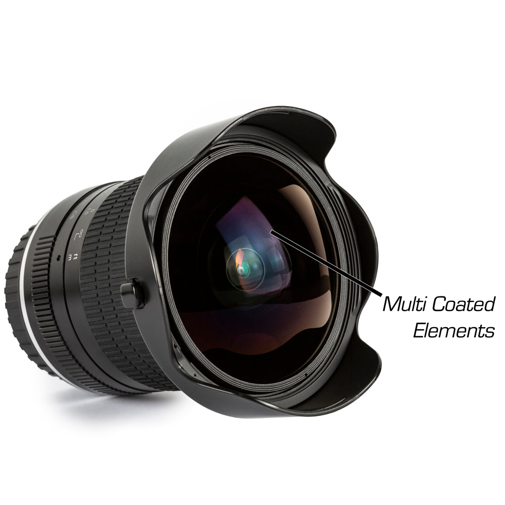 ULTIMAXX 7mm f/3.0 Aspherical Fisheye Lens for Sony NEX DSLRs - Ultra Wide Angle