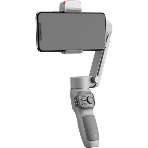 Stabilisateur de cardan pour smartphone Zhiyun-Tech Smooth-Q3 + 128 Go + ensemble d'éclairage LED