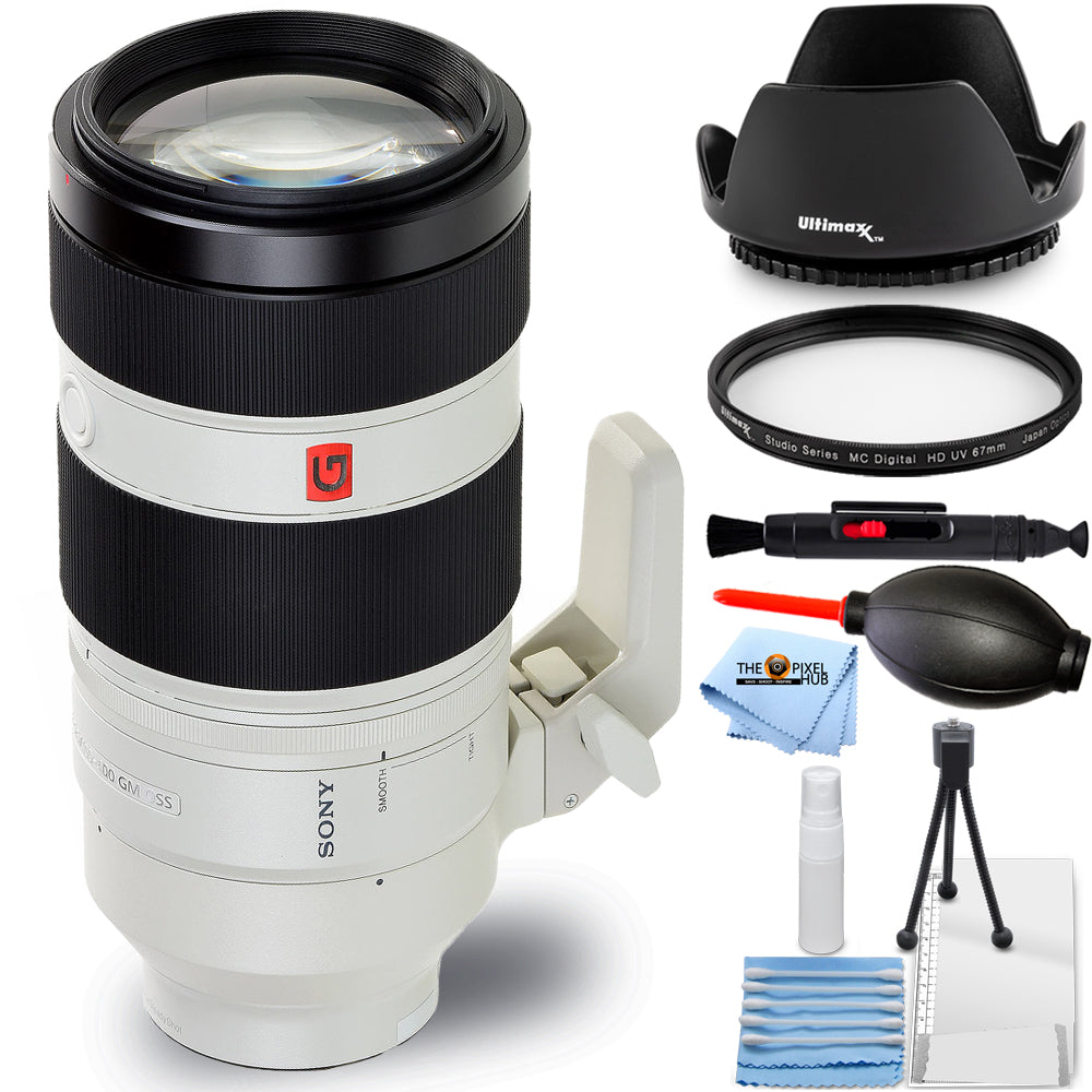 Objectif Sony FE 100-400 mm f/4.5-5.6 GM OSS SEL100400GM - Ensemble d'accessoires 7 pièces