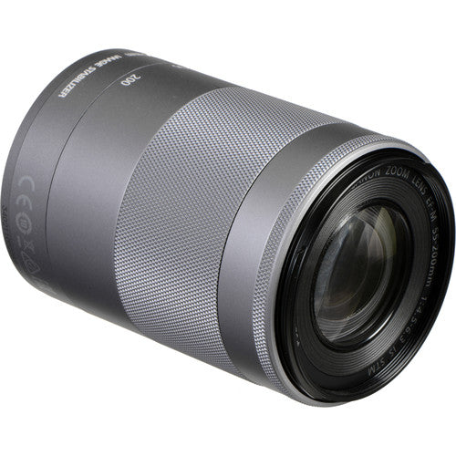 Objectif Canon EF-M 55-200 mm f/4.5-6.3 IS STM (argent) 1122C002 - Neuf dans une boîte blanche