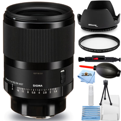 Objectif Sigma 35 mm f/1.4 DG DN Art pour Sony E 303965 - Ensemble d'accessoires 7 pièces