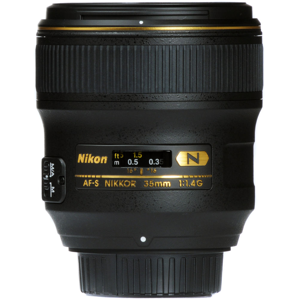 Nikon AF-S NIKKOR 35mm f/1.4G Lens 2198 - 9PC Accessory Bundle