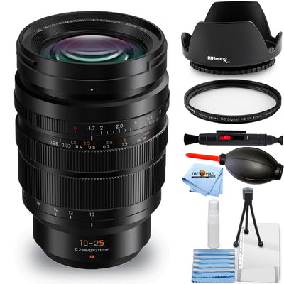 Panasonic Leica DG Vario-Summilux 10-25mm f/1.7 ASPH. Objectif H-X1025 - Offre groupée UV