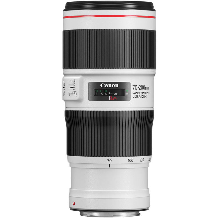 Canon EF 70-200mm f/4L IS II USM Lens + Telephoto and Wide Angle Lenses Bundle