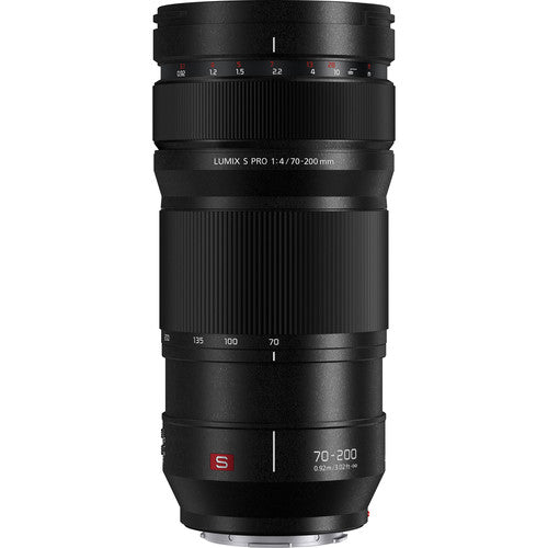 Objectif Panasonic Lumix S PRO 70-200 mm f/4 OIS S-R70200 + filtre UV ultraviolet