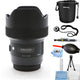 Sigma 14mm f/1.8 DG HSM Wide Angle Art Lens for Nikon F Starter Len Pouch Bundle Sigma