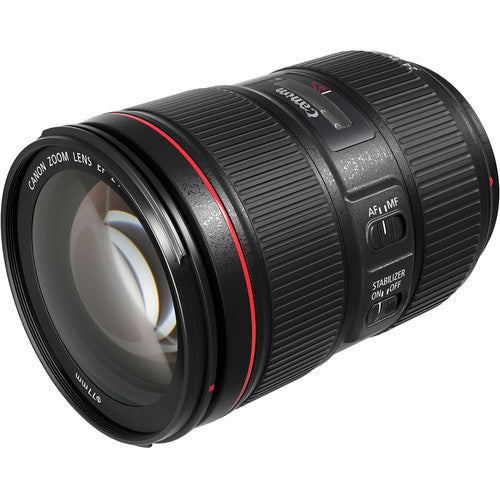 Objectif Canon EF 24-105 mm f/4L IS II USM – Ensemble UV essentiel neuf dans une boîte blanche