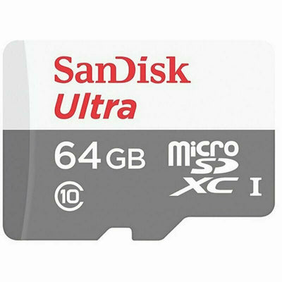 Carte mémoire microSDXC Ultra UHS-I SanDisk 64 Go - SDSQUNR-064G-GN3MN