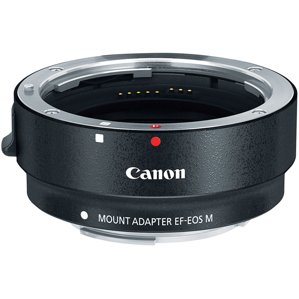 Adaptateur d'objectif Canon EF-M pour objectifs Canon EF/EF-S 6098B002 - Kit d'accessoires 6 pièces