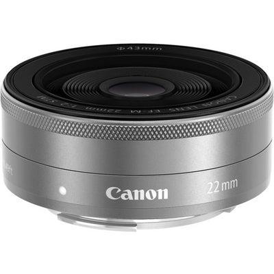 Objectif Canon EF-M 22 mm f/2 STM (argent) - 9808B002