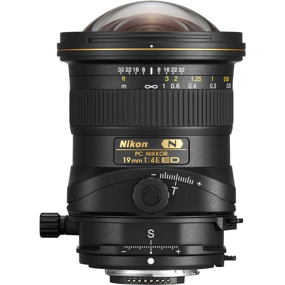 Objectif Nikon PC NIKKOR 19 mm f/4E ED à inclinaison et décalage